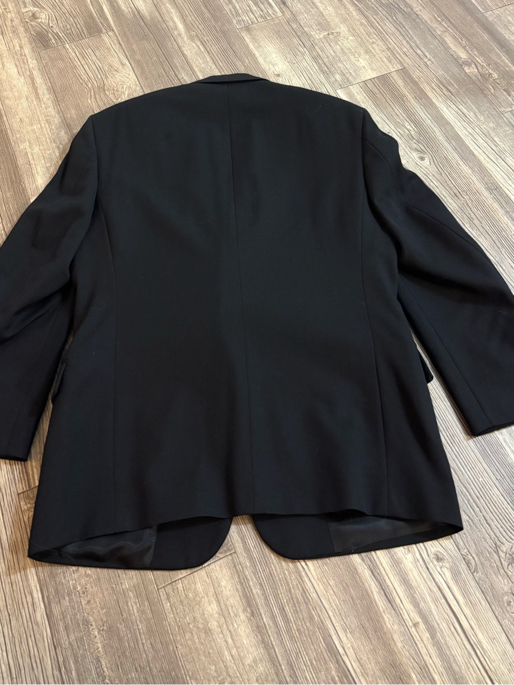 Men's Black Evan Picone Two-Piece Suit Jacket & Trousers - Picture 9 of 11